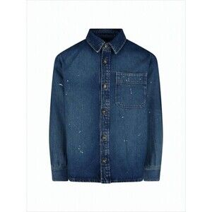 A.P.C. Button-Down Denim Shirt With Classic Collar - NWT